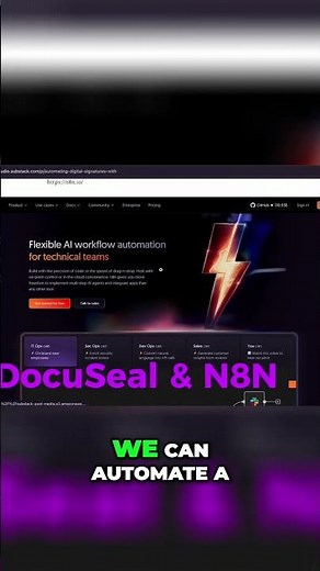 Want to automate digitial signatures? #n8n #docuseal