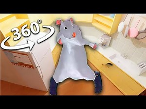 VR 360° - Rat Dance Break Into House | 4K VR