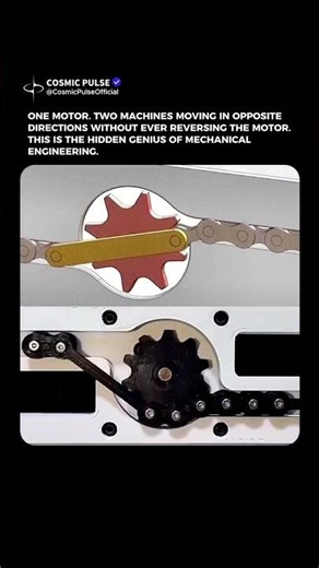 How One Motor Makes Machines Move Opposite Ways 😳