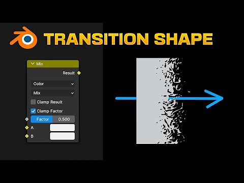Custom your TRANSITION with Textures in Blender - Geometry Nodes