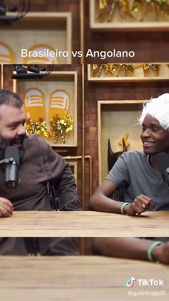 Quando ce coloca um Brasileiro é um angolano na mesma sala kkkkk segue aí e curte o vídeo #foryou #flowpodcast
