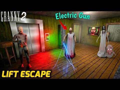 NEW LIFT ESCAPE IN GRANNY CHAPTER TWO WITH NEW ENEMIES AND WEAPONS😱