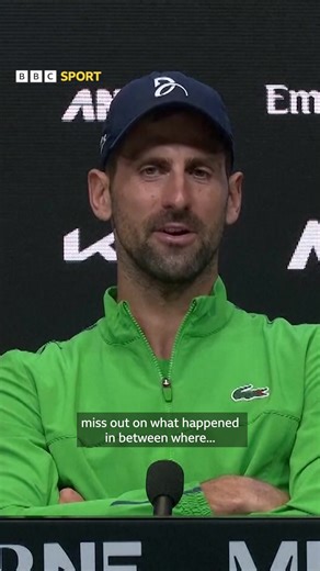 🗣 "I find it a little bit disrespectful!" Novak Djokovic took issue with a reporter's question about him "chasing" Jannik Sinner and Carlos Alcaraz. | BBC Sport
