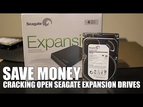 Save money cracking open / disassemble seagate expansion drive 4tb