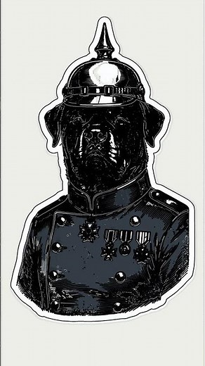 How to Draw a Military Dog (Rottweiler) Easy Step-by-Step