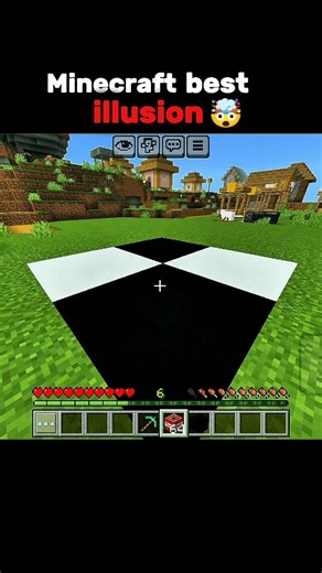 “Minecraft Illusion That Tricks Your Brain 🤯” #minecraft #gamerfleet #Technoblade #yessmartypie