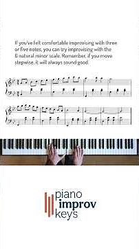 Practice Piano Improvisation over Idea 10 by Gibran Alcocer. Downloadable PDF