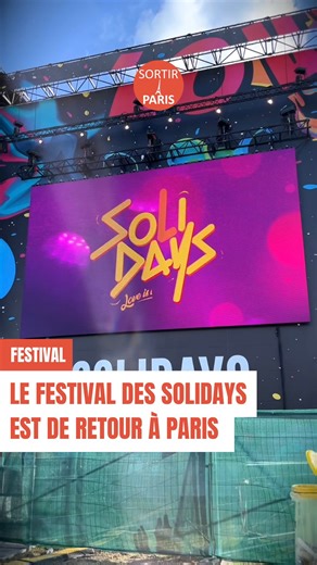 SORTIRAPARIS.COM on Instagram: "@solidays fait son retour à Paris à l’occasion d’une nouvelle et 28e édition toujours aussi festive et solidaire ! À vos agendas, le célèbre festival musical vous donne rendez-vous à l’Hippodrome de ParisLongchamp du vendredi 26 au dimanche 28 juin 2026 avec une nouvelle série de savoureux et mémorables concerts. Au programme ? Orelsan, première tête d’affiche de cette édition 2026 de Solidays. Quid de l’ouverture de la billetterie ? Comme chaque année, Solidays m