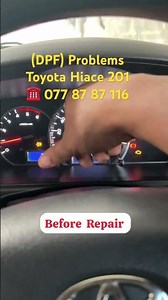 #(DPF) Problems in Toyota Hiace 201 #dpf problem solved #dpf problem issue solved