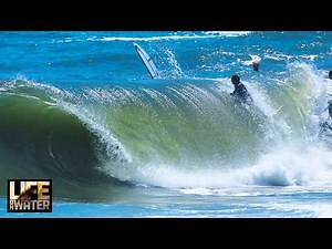 WILD Shorebreak SURF | HURRICANE Erin - OBX
