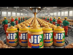 Inside a Jif Peanut Butter Factory | How Jif Peanut Butter Is Made Full ASMR Process