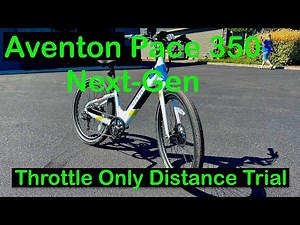 AVENTON PACE THROTTLE ONLY FOR DISTANCE RIDE