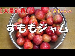 【大量消費】すももジャム『パン食に最適！！甘酸っぱい初恋の味！』Let's eat season's food