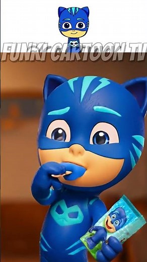 PJ Mask Catboys Ice-Cream Eating Meme Challenge! 🍦😄 Fun Moments!