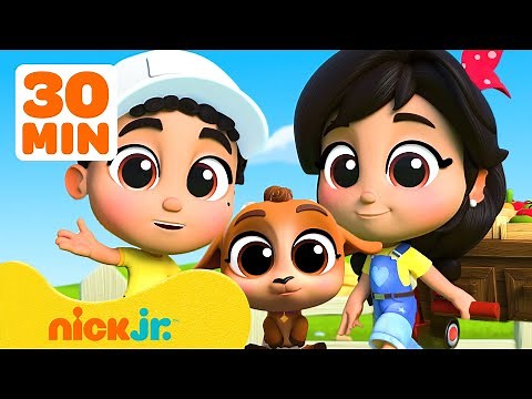 Farmer Mia and Milo Feed BABY Farm Animals & More at Barnyard Daycare! 🥕 | 30 Minutes | Nick Jr.