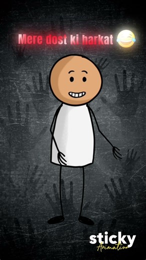 doges bhai ki girlfriend ko pyar ho gya🤣 #shorts #funny #stickyanimation