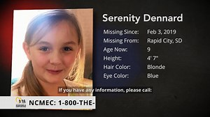 77K views · 333 reactions | Serenity Dennard, 9, disappeared on Feb. 3, 2019 from Rapid City, #SouthDakota. The search continues! Do you have any info? Call us right now at 1-800-THE-LOST. | National Center for Missing & Exploited Children | Facebook