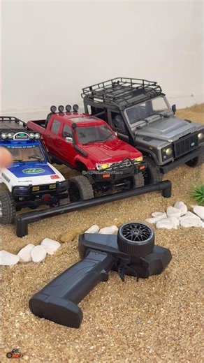 Remote Control Obstacle Challenge | Discovery JXC LR1801 x Toyota Hilux C64-1 x Defender MN98 #rccar