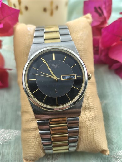 Vintage 1990s Citizen Quartz Watch – Two-tone Men's Wristwatch - Etsy