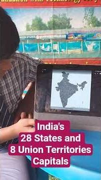Learn India’s States& Capitals Easily with tabs,28 state & 8 Union Territories-Jnana Bharathi School