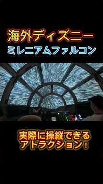 実際に操縦出来るアトラクション！ #ディズニー #スターウォーズ #マンダロリアンアンドグローグー #wdw #ディズニー #ディズニーワールド