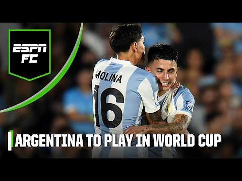 ARGENTINA QUALIFY FOR 2026 WORLD CUP 🏆 | ESPN FC