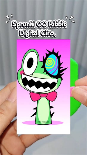 Sprunki OC Ribbit Digital Circus Phase 2 #sprunki #ribbit #sprunkioc #animation