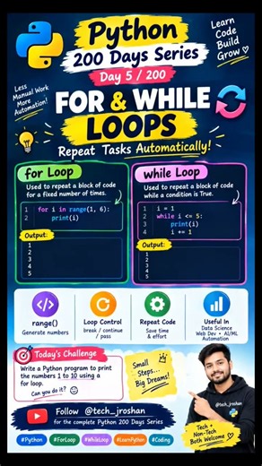 Learn Python Control Statements in 10 Seconds #Python #DataAnalytics #IT
