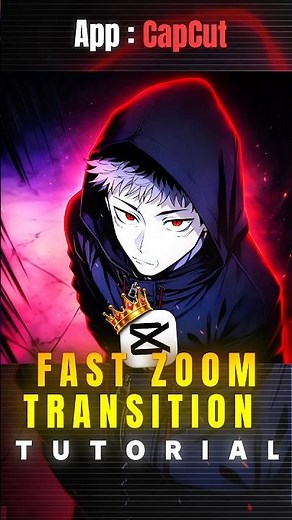Smooth Fast Zoom Transition Tutorial 💀🔥 | Capcut Tutorial | #capcut #capcuttutorial #yujiedit