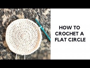 Crochet a Flat Circle: The Math Behind Crocheting Perfect Circles (PERFECT FOR BEGINNERS!)