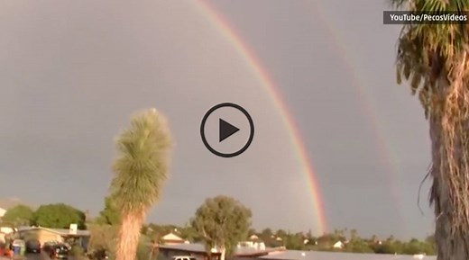 60K views · 4K reactions | A mesmerizing double rainbow stunned onlookers after a thunderstorm in Tucson, Arizona. | The Weather Channel | Facebook
