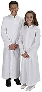 Amazon.com: Altar Server Cassock 白色 : 服裝，鞋子和珠寶