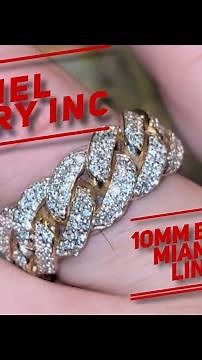 Daniels jewelry inc Update video on my diamond 10mm Miami cuban link ring