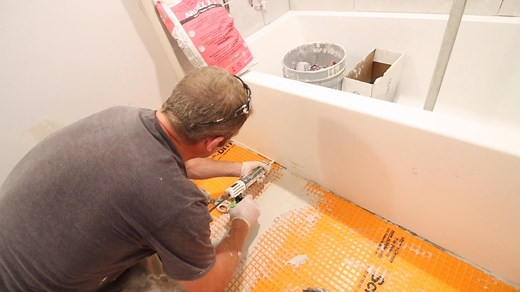 Bathroom floor waterproofing...important tips for beginners...if you're doing a bathroom remodel and stuck, check out Bathroom Repair Tutor's Video Library https://bathroomrepairtutor.com/ 👍🏼 | Home Repair Tutor