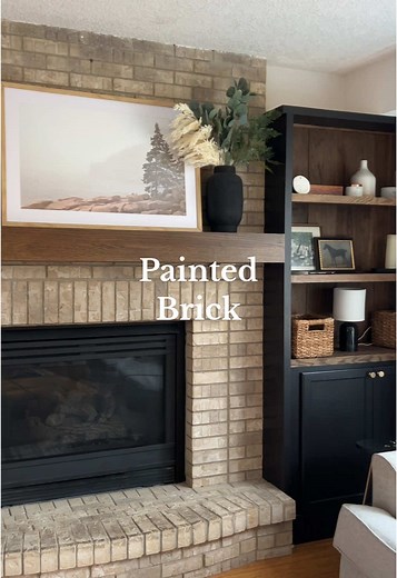 Transform Your Living Room with Painted Brick