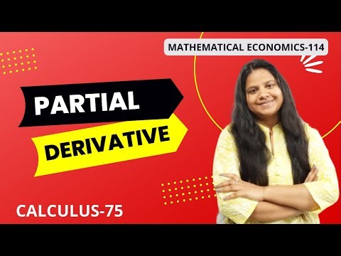 PARTIAL DERIVATIVE | BECC 102 | MEC 103 | MATHEMATICAL ECONOMICS | UGC NET |