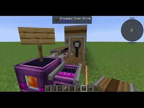 Minecraft Create Mod: Obsidian Farm