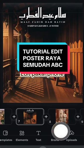 Edit semudah ABC jimat masa jimat tenaga korang. Yang na grab template lawa ni boleh, t komen NAK #posterraya #templateraya #templateposterraya#templateraya
