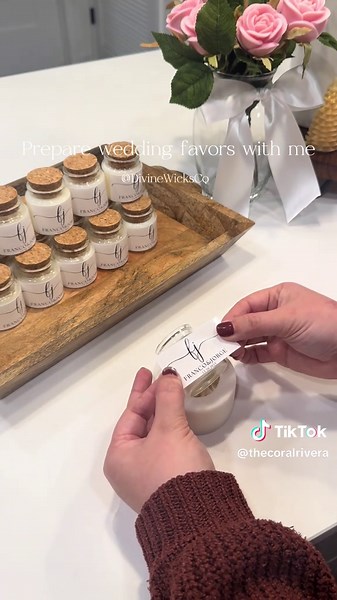 DIY Wedding Favors for Franco and Jorge's Special Day