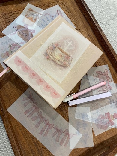 Bible Journal Vellum Inserts — “coquette Christian Girly” Set of 11 - Etsy