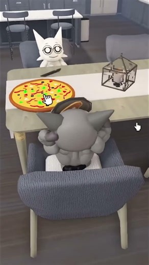 Pizza Perfection: Insanely Delicious Meal with Animated Friends! #shorts