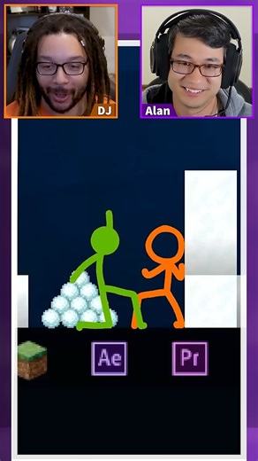 nowball War - Animation Vs Minecraft | AvG Reacts | Animators Vs Games