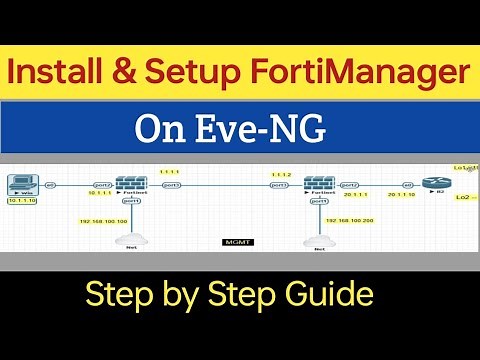 Day-01 | NSE5 | How to Install & Setup FortiManager on EVE-NG | FortiManager Tutorial
