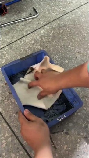 Industrial Oil Absorbent Cloth | Cleans Grease Fast#oilabsorbent #workshoptools #mechanictools