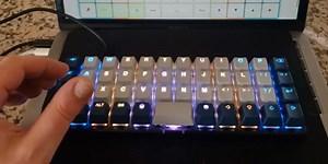 Planck EZ Keyboard: Two minutes of Typing