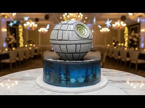 How to Make a Star Wars Death Star Cake. Pastel de Guerra de las Galaxias