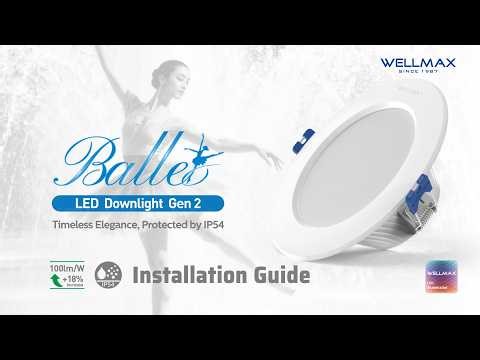 Ballet LED Downlight Gen 2 | Installation Guide