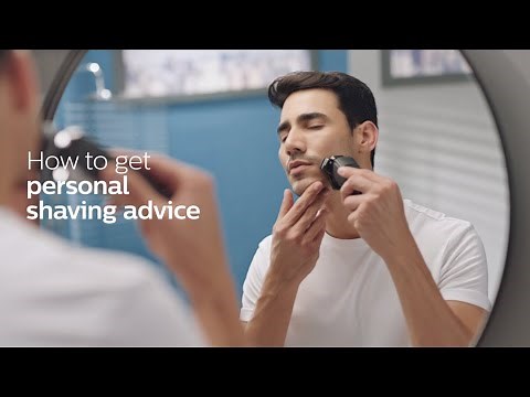 How to get personal shaving advice for Philips Shaver S5000 and S7000