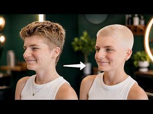 Robbin Shaves It All Off for a Platinum Buzzcut