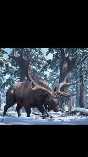 Why It Sucked to Be a MEGALOCEROS| Ice Age Animals Explained ❄️#animals#education#animation #facts